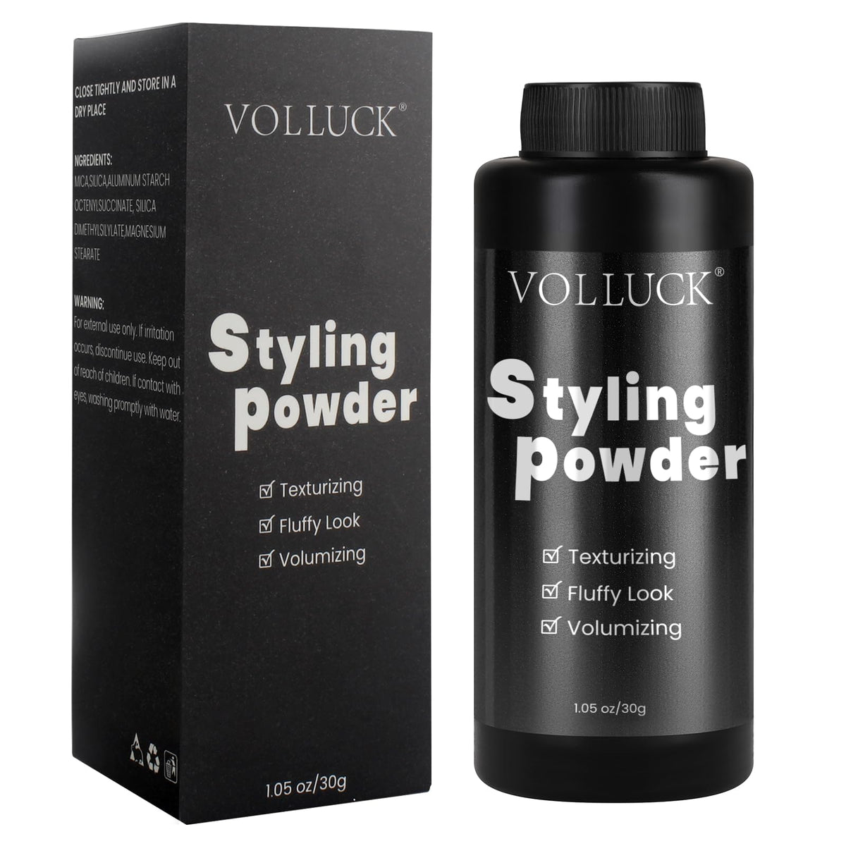 VOLLUCK front packaging showing compact jar and branding for easy storage