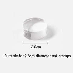 Vonrui stamper head attached to holder in hand for easy replacement benefit