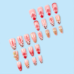 Vopintpy close-up of 3D flower detail on nail highlighting texture and depth