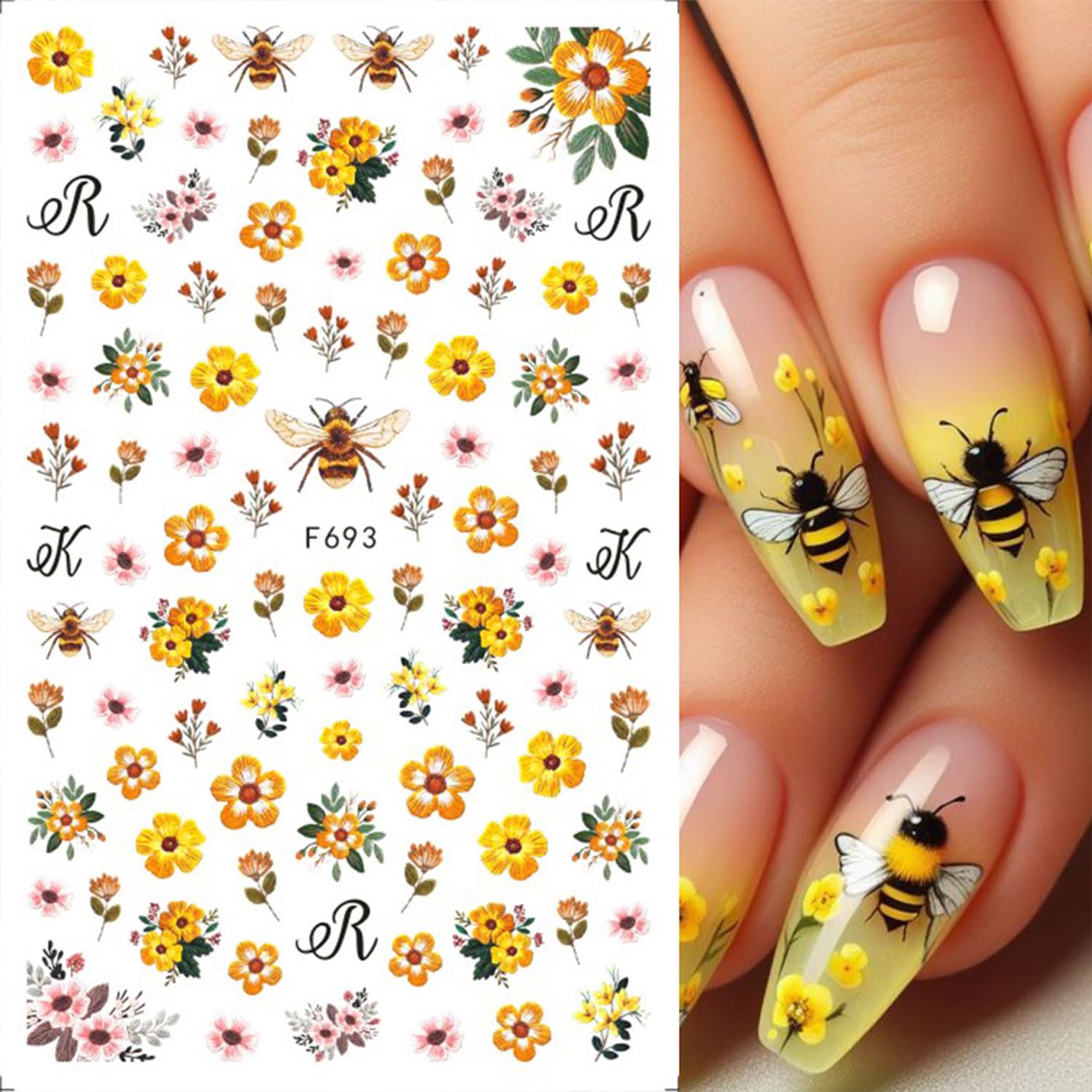 Vopintpy close-up showing bee and butterfly decals highlighting fine printed detail