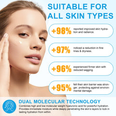 Vortexonix dissolved hyaluronic serum in glass bottle ready to apply