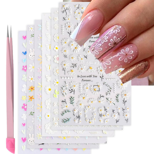 VOTACOS front packaging showing six sticker sheets and tweezers, easy storage benefit