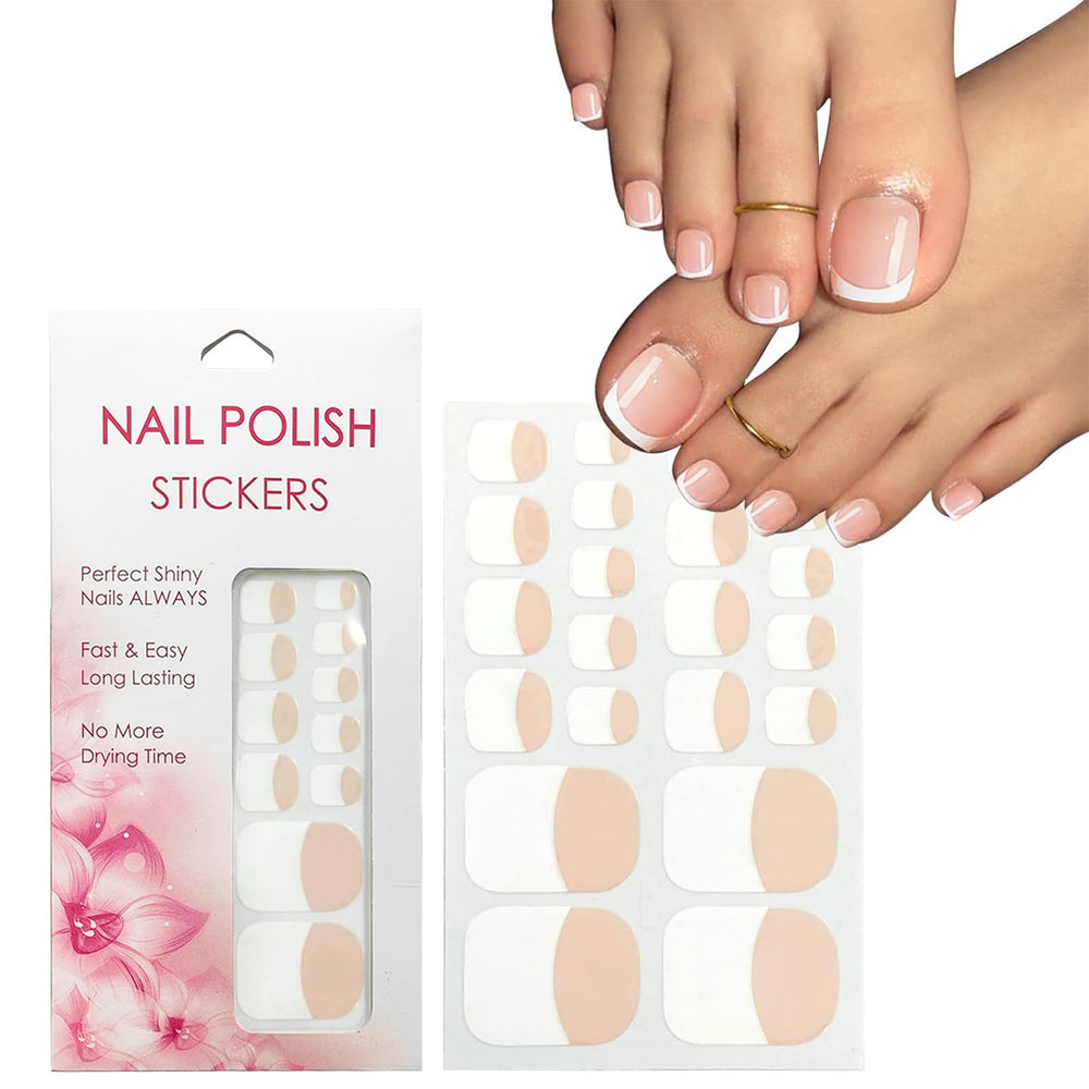 VOTACOS front sheet showing 22 toe strips and included tools for quick pedicures