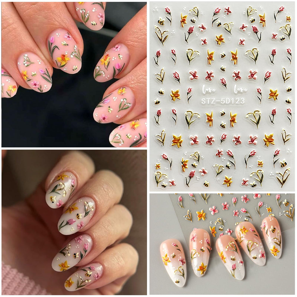 VOTACOS sticker applied on a natural nail showcasing easy application and salon look