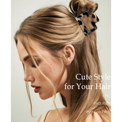 Vovii clip used in a high ponytail demonstrating secure, comfortable hold