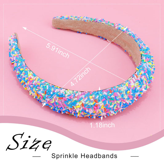 Vovii close-up of sprinkle embellishments highlighting shiny texture and charm