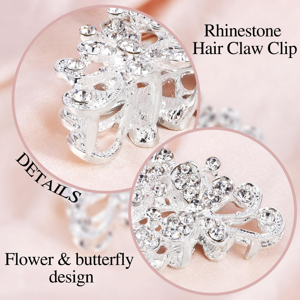 Vovii in-hair half-up style demonstrating decorative sparkle and neat hold