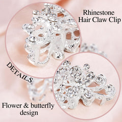 Vovii in-hair half-up style demonstrating decorative sparkle and neat hold