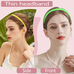 Vovii headband in use on woman with ponytail demonstrating secure hold