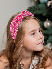 Vovii headbands next to ruler for size comparison and easy shopping reference