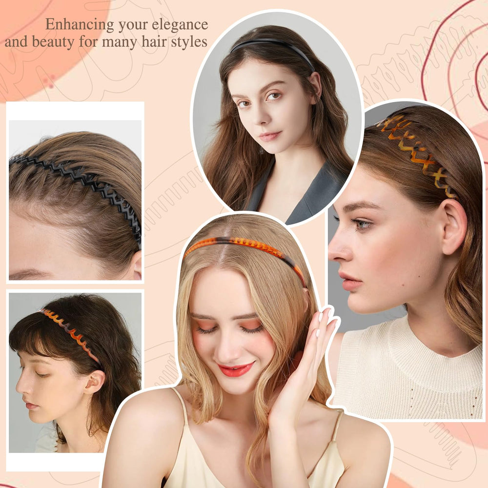 Vovii headband beside a ruler showing slim scale and portable size for travel convenience