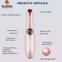 Vowleike held in hand to show portable size for travel convenience