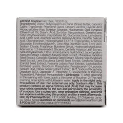 VQM AXENDA with Centella and Leontopodium extracts emphasizing soothing action