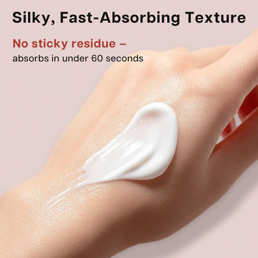 VRAIKO OUHOE cream texture close-up showing smooth absorption