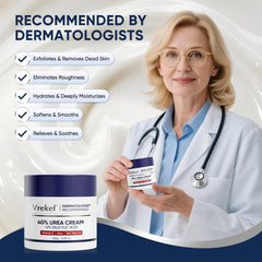 VREKEF used on hands and elbows showing smoother skin results