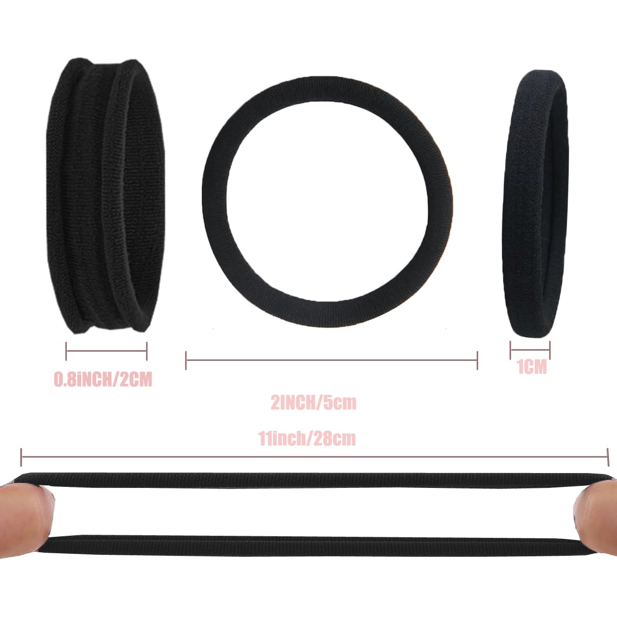 Vrose Flosi close-up of seamless join-free band for no-snag benefit