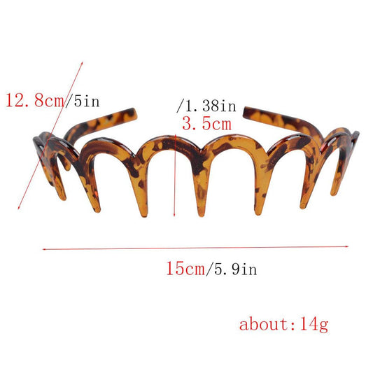 Vrose Flosi close-up of slanted rounded teeth showing gentle grip and safety
