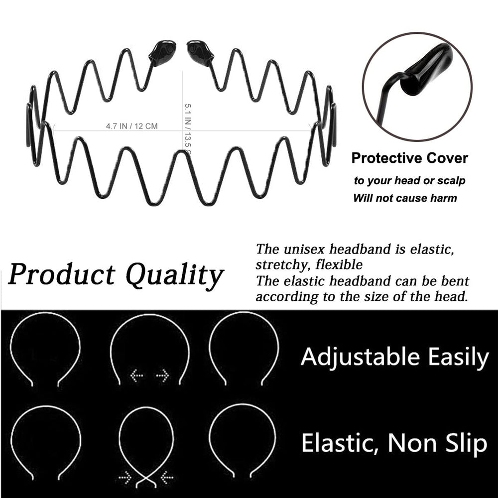 Vrose Flosi deep zig-zag pattern closeup providing strong grip for thick hair during activity