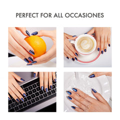 VSALON nails in hand showing size and scale, easy-to-fit beginner-friendly benefit