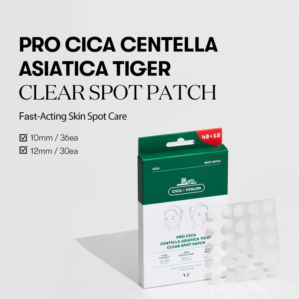 VT COSMETICS close-up of ultra-thin patch texture highlighting absorbent hydrocolloid benefit