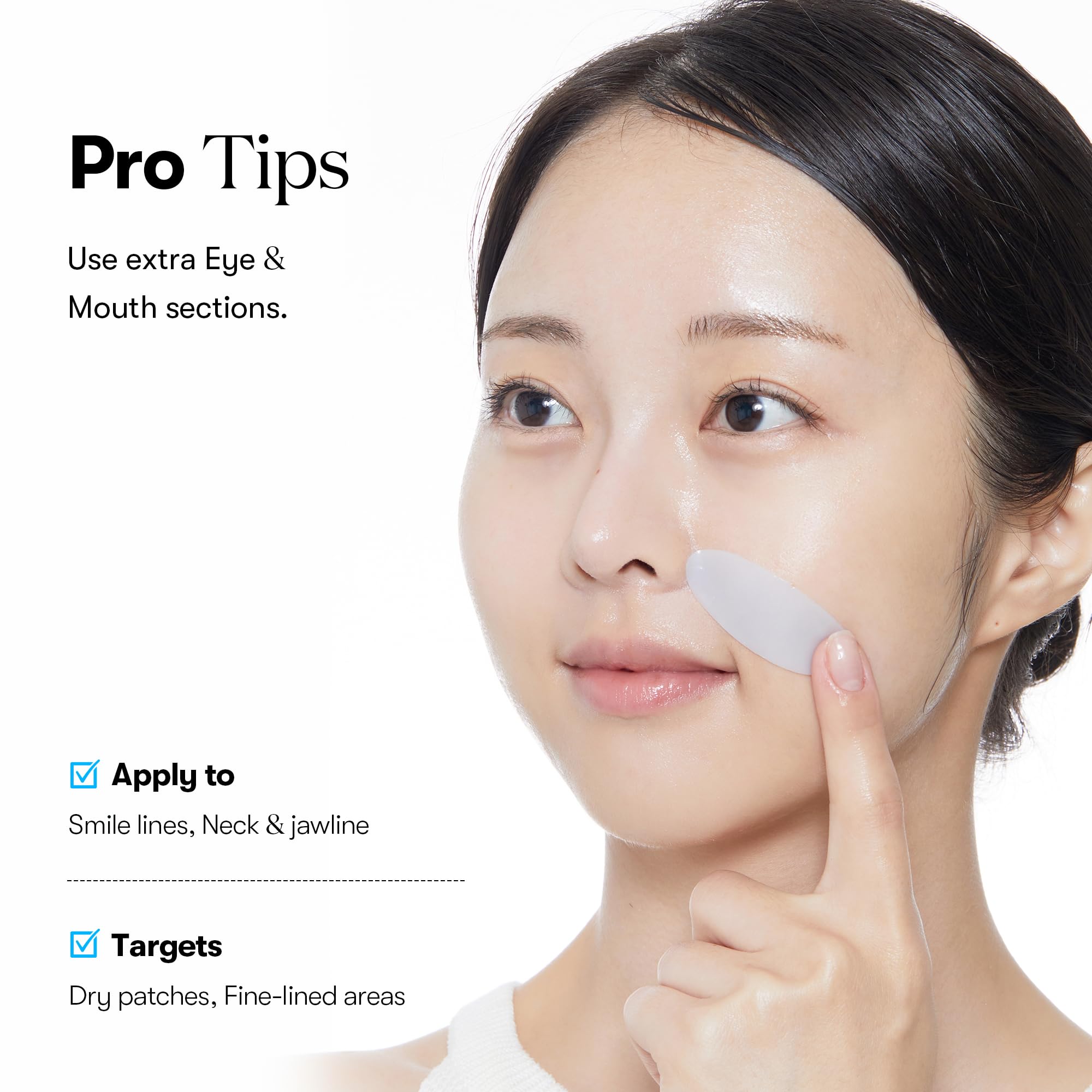 VT COSMETICS kit layout showing mask, ampoule and size comparison