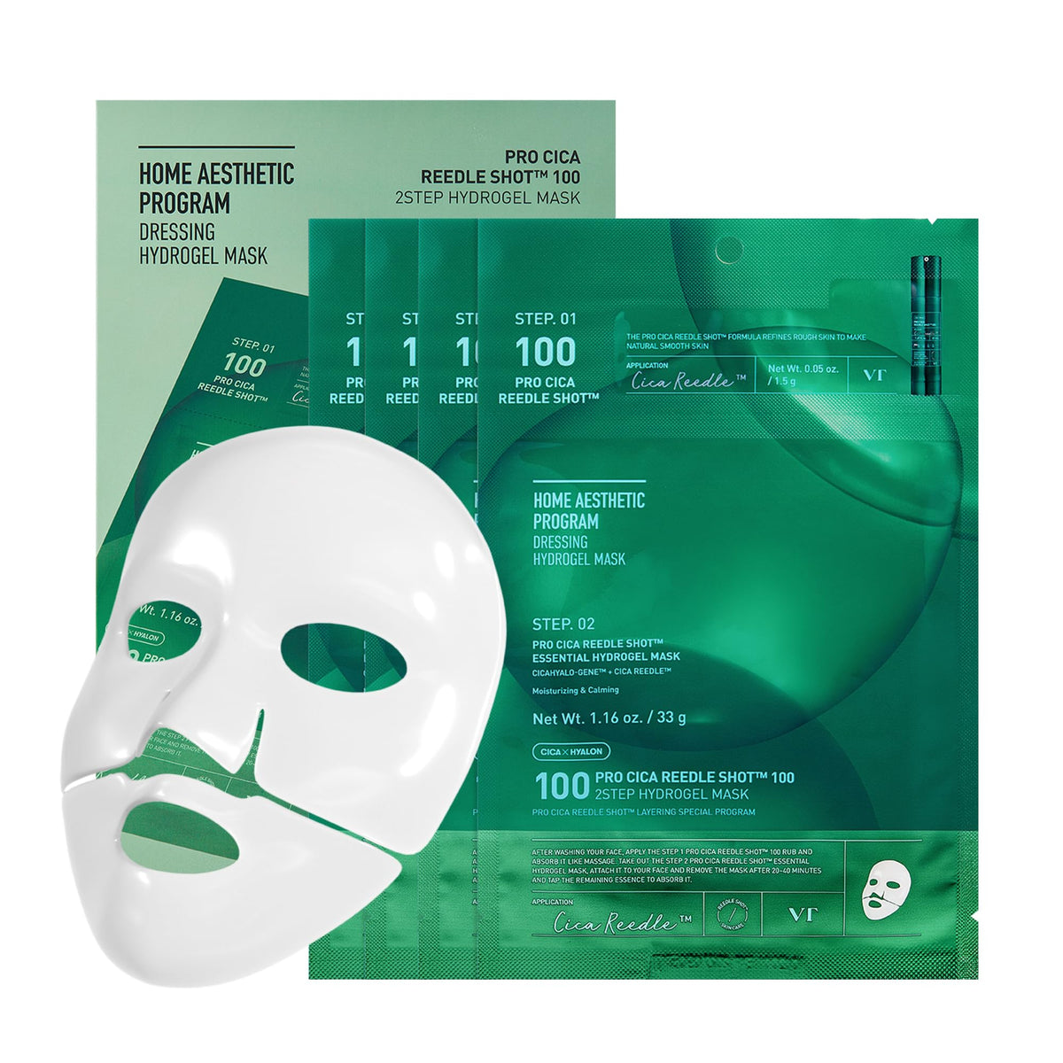 VT COSMETICS box front showing product name and calming mask benefits