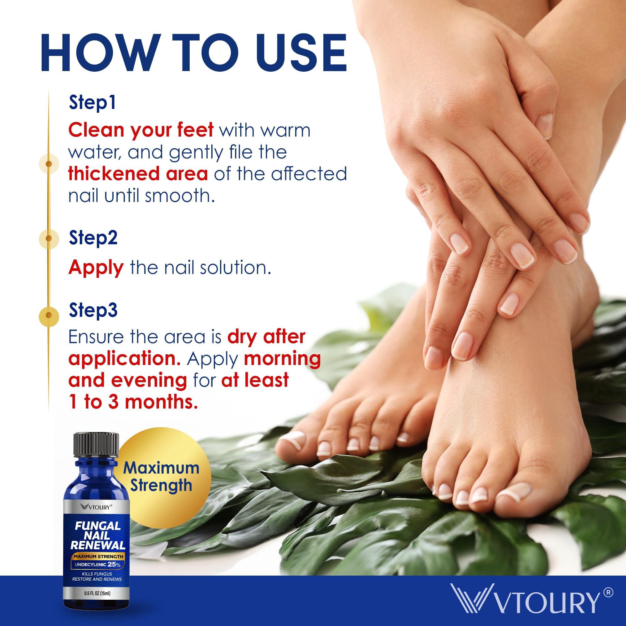 VTROUY lifestyle foam bath foot care scene suggesting soothing routine