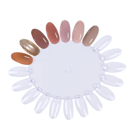 Vukasi front packaging showing 20 swatch wheels and 400 tips for organized displays