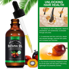 Applying VXHDAG Batana oil to wet hair for deep conditioning benefit