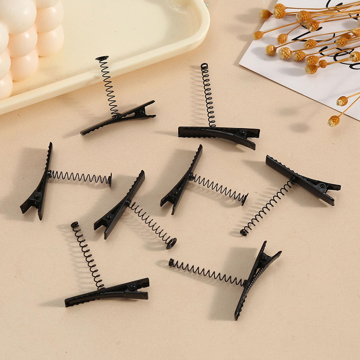 VYNFLICK clips arranged as party favors showing versatile gifting use