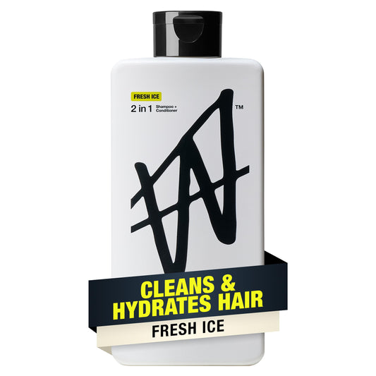 W by Jake Paul front packaging 16oz showing label and Fresh Ice scent benefit