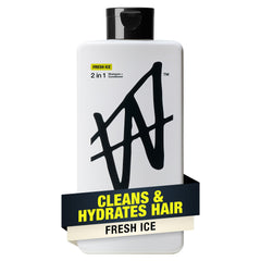 W by Jake Paul front packaging 16oz showing label and Fresh Ice scent benefit