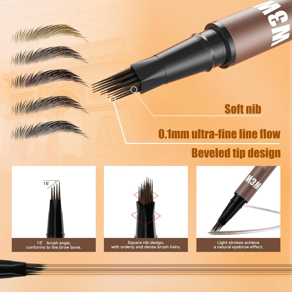 W3W brow pen being applied by hand offering quick shaping and time-saving benefit