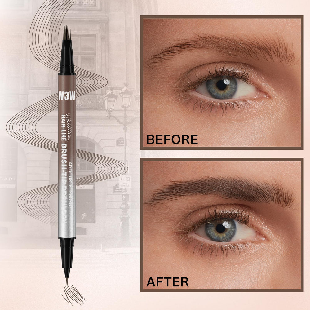 W3W medium brown color swatch illustrating blendable, natural-looking benefit