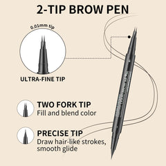 W3W dual-ended close-up showing microblade and curved filler for precision
