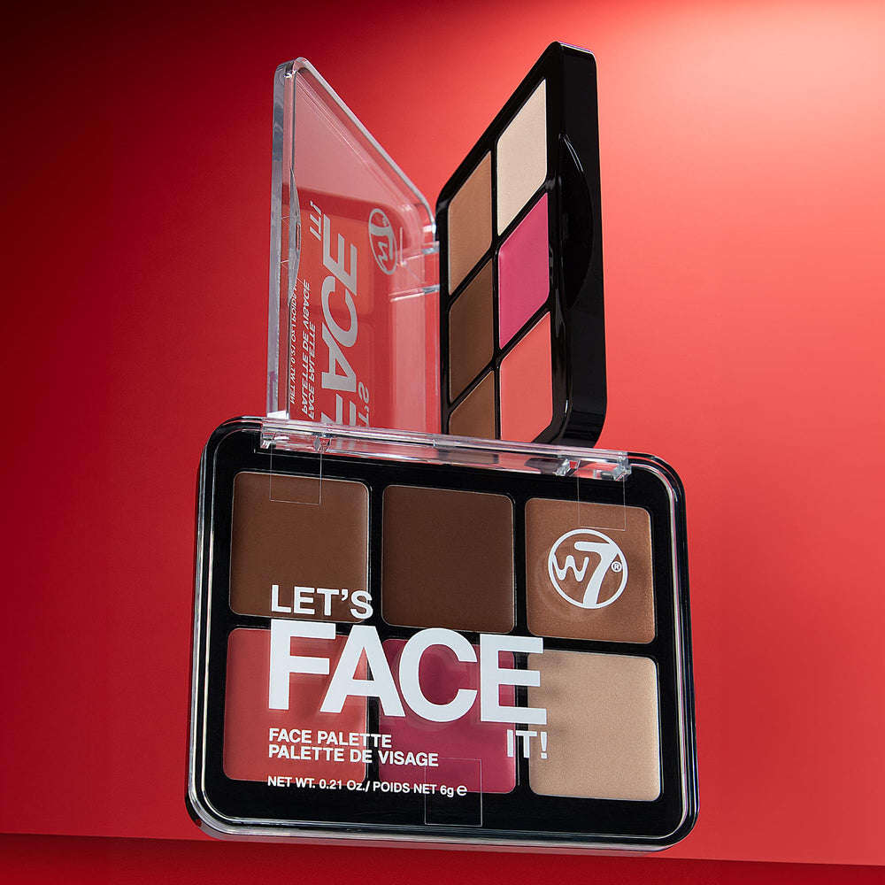 W7 applying cream shades with fingers for easy blending