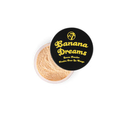W7 close-up of fine banana yellow powder texture for smooth finish
