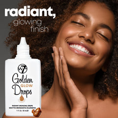 W7 brush blending on cheek for seamless sun-kissed finish