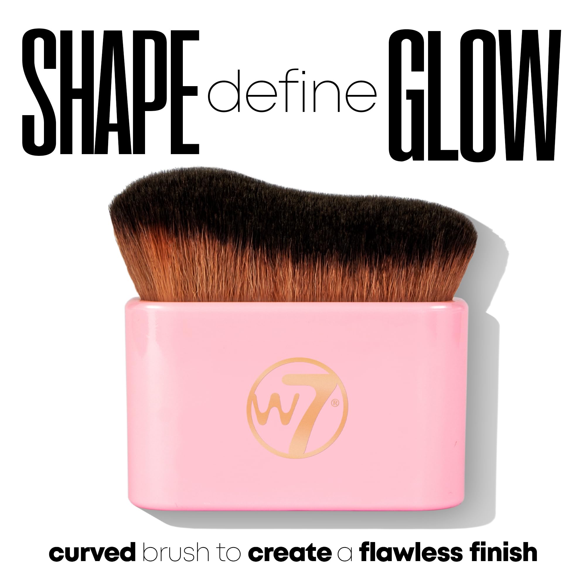 W7 swatch on hand demonstrating buildable bronzed tint