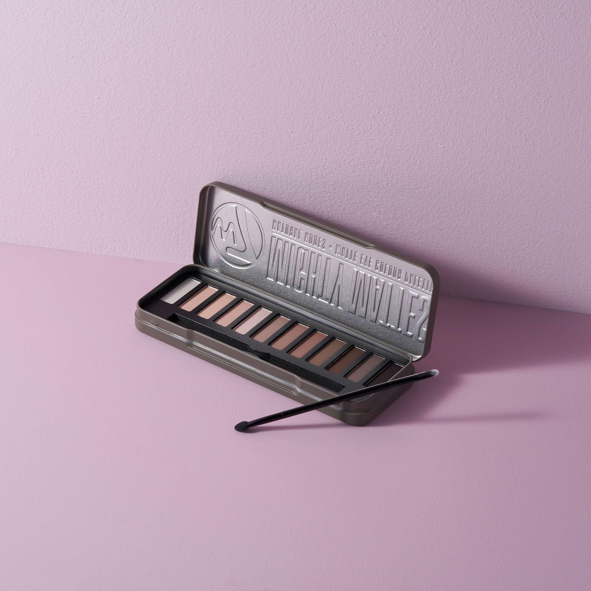 W7 It's Really Mascara brush applying lashes for visible volume and separation benefit