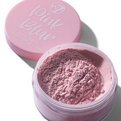 W7 before and after under-eye with powders, visible brightening benefit