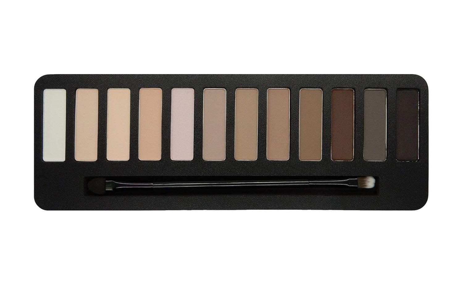 W7 palette in hand for scale showing travel-friendly compact size