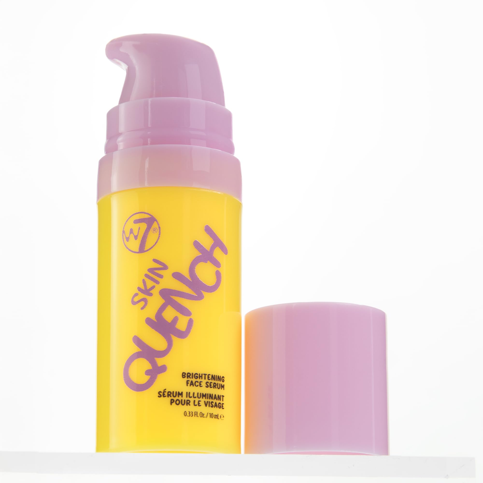 W7 label ingredients close-up highlighting ceramides, aloe, niacinamide benefits