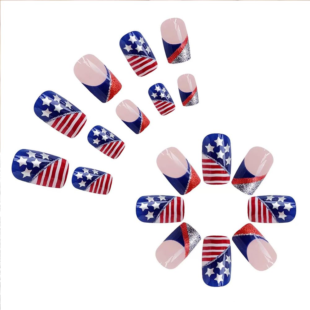 WAFOLOZE model wearing nails to show festive look and instant manicure benefit