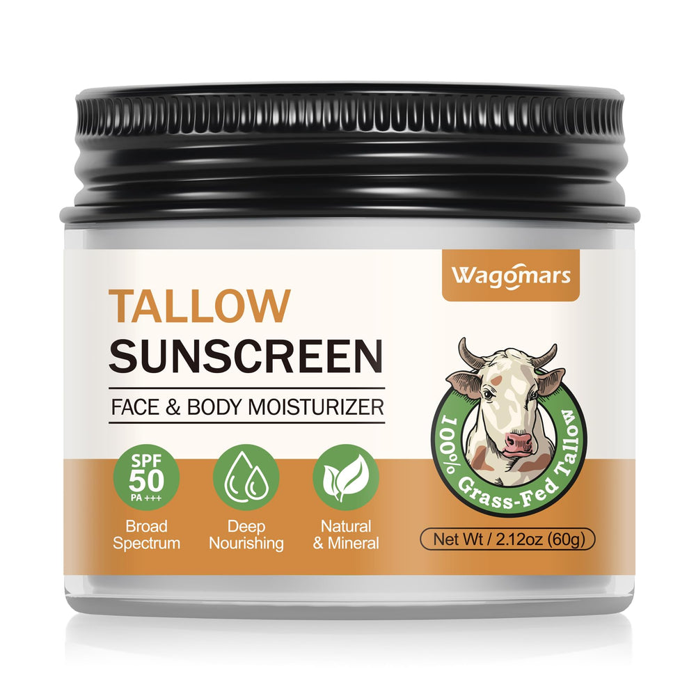 Wagomars jar front view showing label and natural formulation benefit
