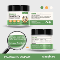 Close-up of Wagomars label emphasizing natural ingredients list