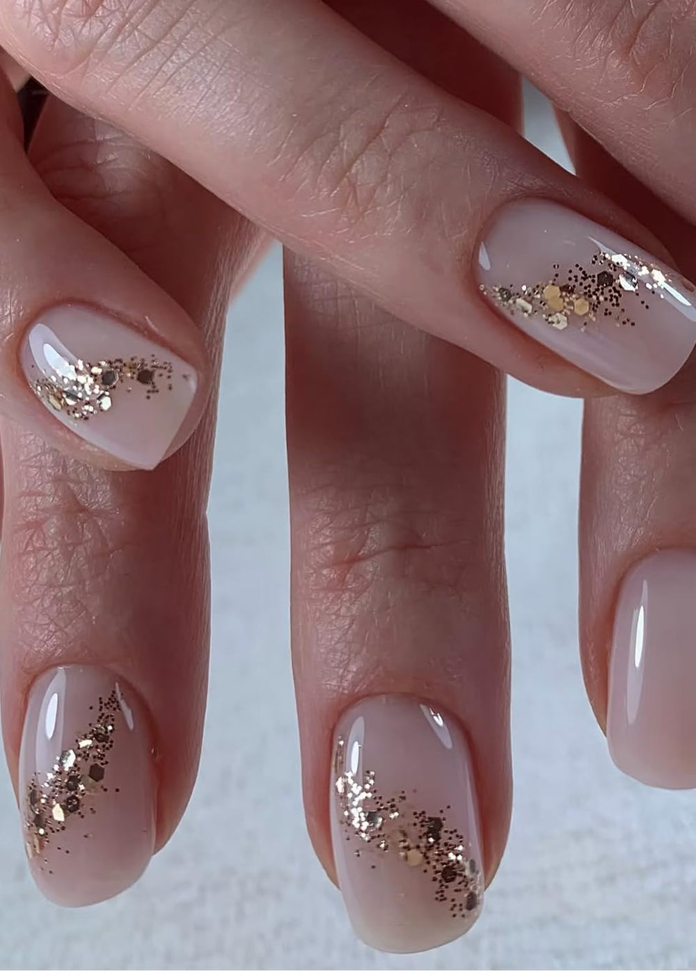 Wahrshei front packaging showing 20 gel nail stickers and included tools for easy application