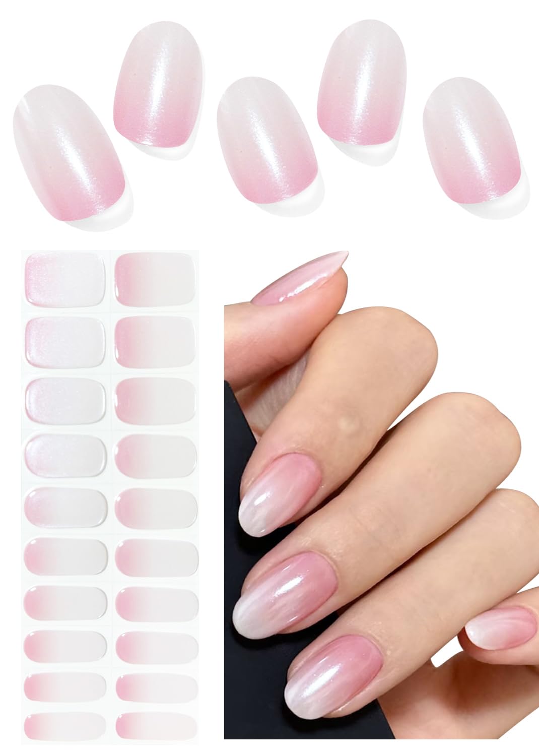 Wahrshei front packaging showing 20pcs kit and accessories for easy home manicure