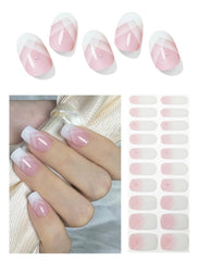 Wahrshei front packaging showing 20 gel strips and included tools for quick application