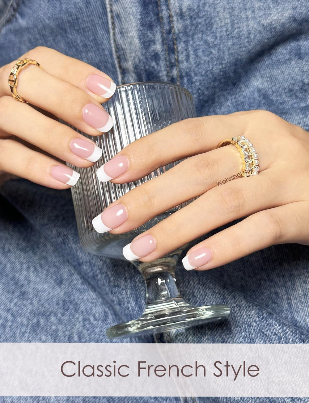 Wahrshei nails curing under lamp showing fast salon-quality finish